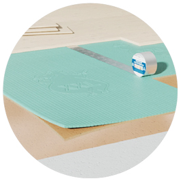 Underlayment for laminate/parquet flooring